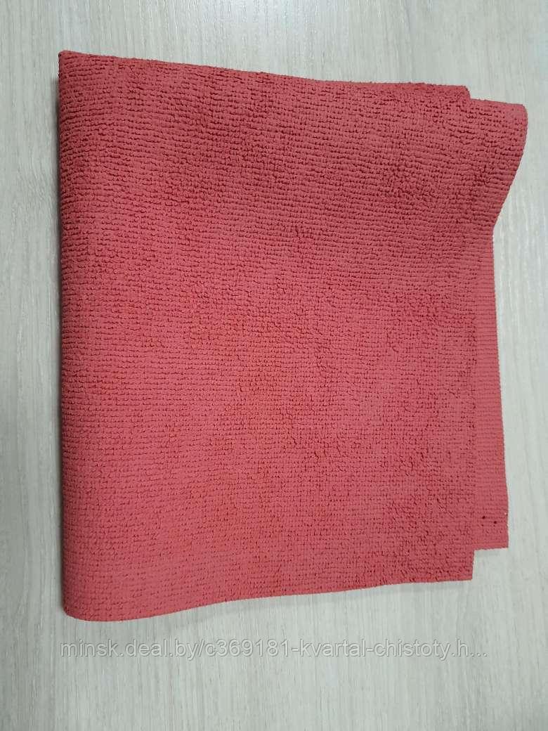 Салфетка микрополимер 35х40 КЛАССИК PVA/PU 310г/м2 красная РФ (ОНМ)