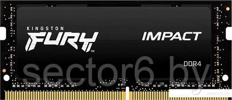 Оперативная память Kingston FURY Impact 16GB DDR4 SODIMM PC4-25600 KF432S20IB/16, фото 2