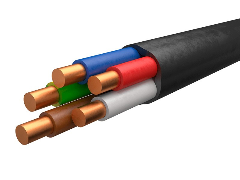 ВВГнг-LS 5х4 ГОСТ кабель электрический, 1м.п.
