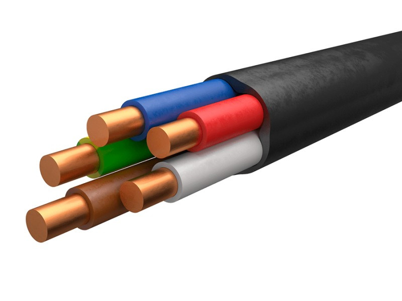 ВВГнг-LS 5х6 ГОСТ кабель электрический, 1м.п.