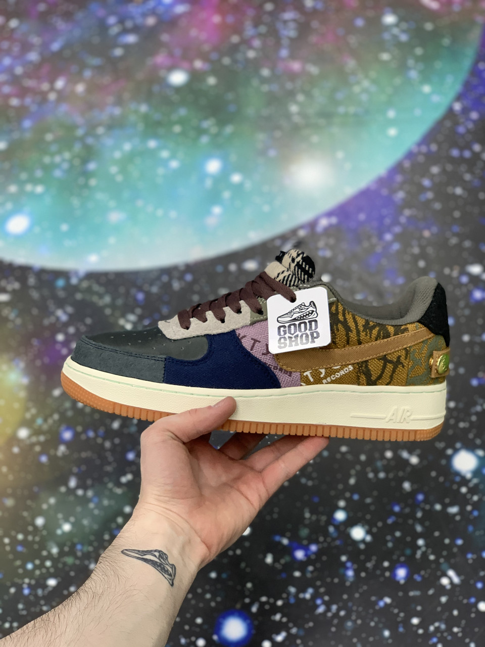 Кроссовки Nike Air Force 1 X Travis Scott Cactus Jack