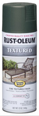Эмаль (антикоррозийная текстурная) Stops Rust Textured Spray, цвет Зелёный лес - фото 1 - id-p180334911