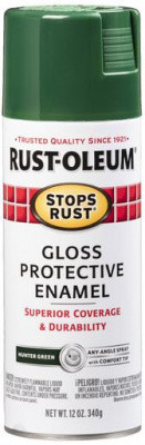 Эмаль (антикоррозийная защитная) Stops Rust Protective Enamel, цвет Зелёный охотничий - фото 1 - id-p180335041