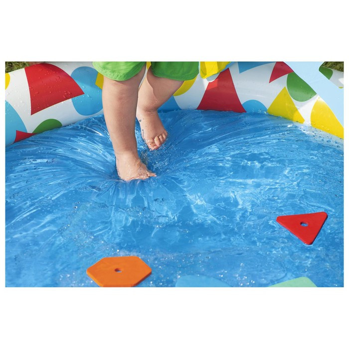 Бассейн надувной детский Splash & Learn, 120 x 117 x 46 см, с навесом 52378 Bestway - фото 5 - id-p180367234
