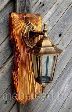 Светильник-бра из натурального дерева "Банный Люкс №2" - фото 1 - id-p180367776
