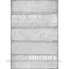 Керамическая плитка Сабвэй 1Д 400х275 серый Керамин