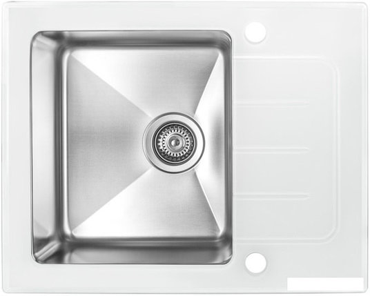 Кухонная мойка ZorG GS 6250 (белый), фото 2