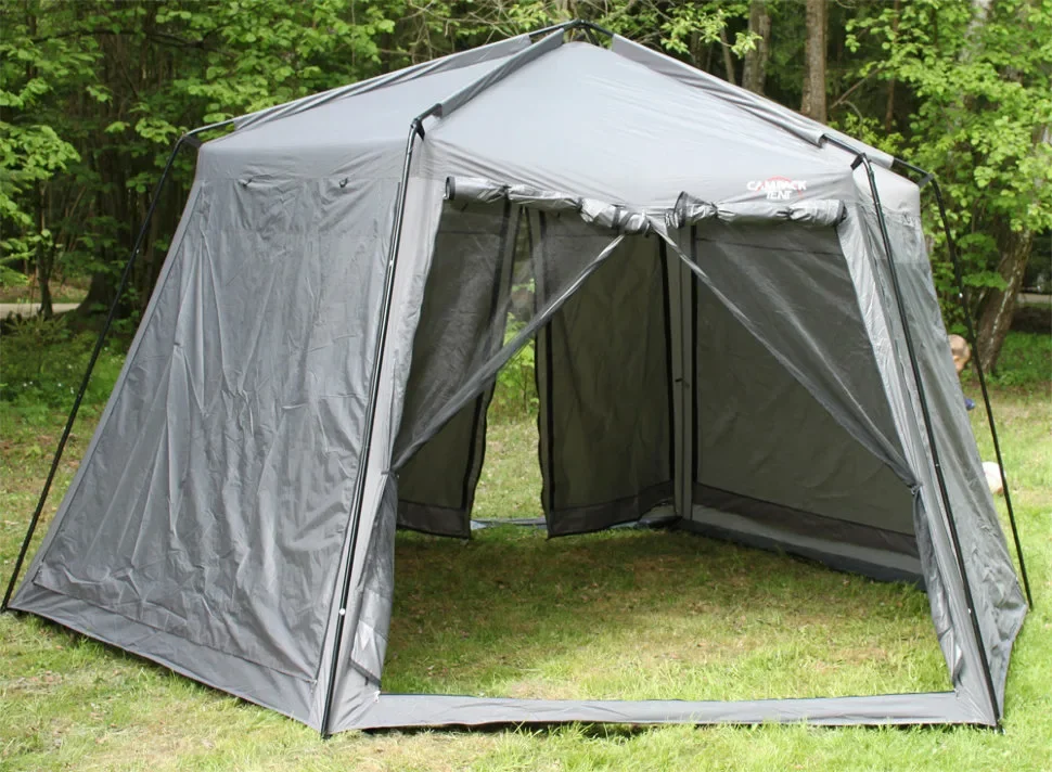 Палатка тент шатер с сеткой и шторками (430х430х230см) арт. LANYU 1629 - фото 6 - id-p180273820