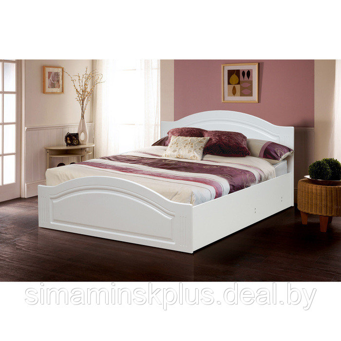 Кровать МДФ с подъёмным механизмом, 900 × 2000 мм, цвет белый - фото 1 - id-p180388523