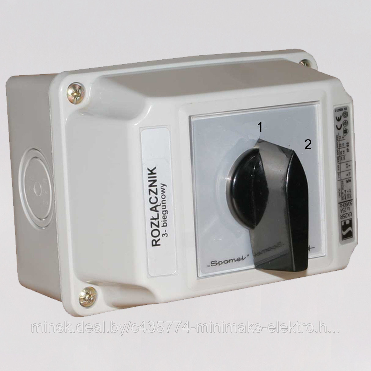 Переключатель LK25R-1.8210\OB2 схема 1-2