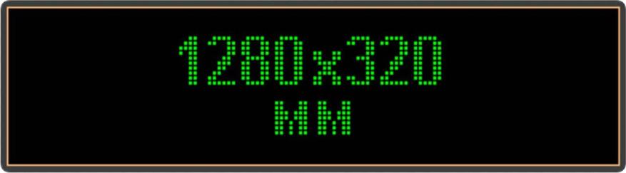 Светодиодное табло "Бегущая строка", 1280х320мм, цвет вывода информации зелёный (белый, синий, желтый), фото 2