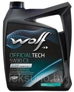 WOLF OfficialTech 5W-30 C3 4л моторное масло (Бельгия) - купить по ...
