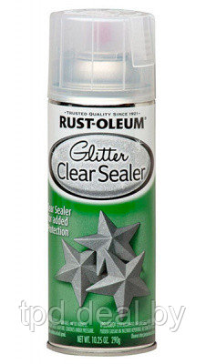 Прозрачное защитное покрытие для декоративных эффектов Glitter Clear Sealer,RUST-OLEUM® ,прозрачный