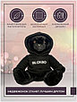 Мягкая игрушка Плюшевый мишка BLCKBO черный в худи с капюшоном 40 см, фото 4