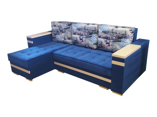 Угловой диван-кровать Кёльн принт - фото 1 - id-p180404752