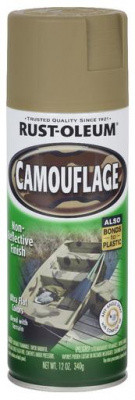 Краска для создания эффекта камуфляжа Camouflage Spray, цвет Хаки - фото 1 - id-p180405345