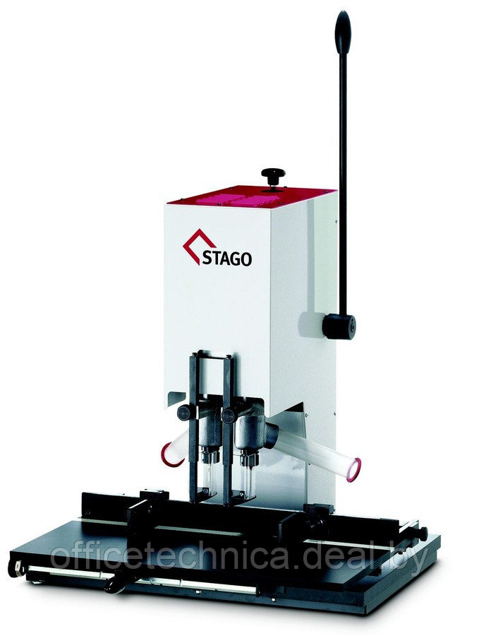 Бумагосверлильная машина Stago PB 2015 S2 двухголовочная со скользящим столом и регулируемым расстоянием между - фото 1 - id-p118530857