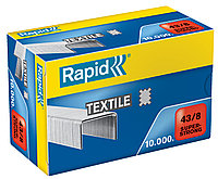 Скобы Rapid 43/8 (10 000 шт.) G TextileSuperStrong