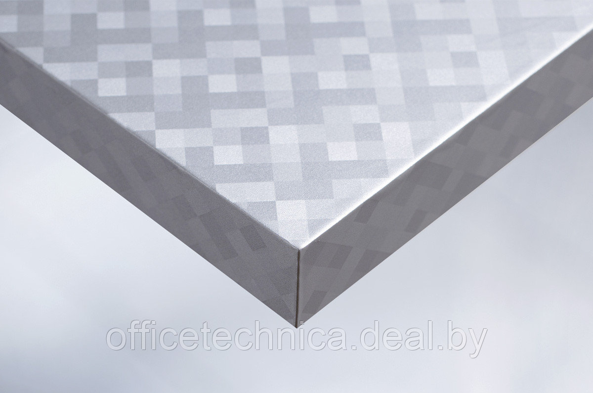 Интерьерная плёнка Cover R4 металлик клетка (серебро) - фото 1 - id-p133925496