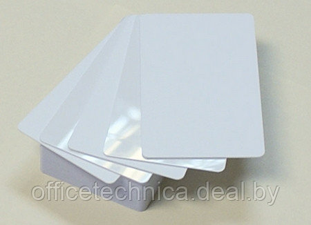 Пластиковые карточки белые матовые с одной стороны в/к PM 11076 - фото 1 - id-p133922753