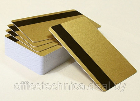 Пластиковые карты золотые RUSS-G3360HiCo - фото 1 - id-p133923005