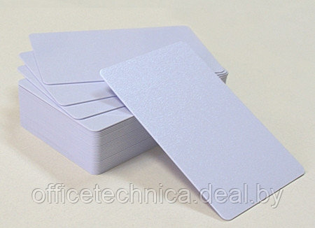 Пластиковые карты белые перламутровые RUSS-S13239, 1 уп.(115 шт.) - фото 1 - id-p133922758