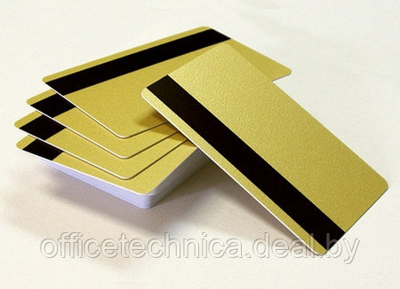 Пластиковые карты золотые RUSS-G4104HI, 1уп.(104 шт.) - фото 1 - id-p133923009