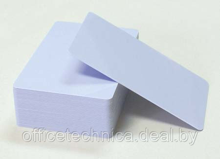 Пластиковые карты белого цвета матовые 11260 - фото 1 - id-p133922805