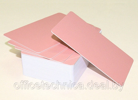 Пластиковые карты розовые RUSS-11518, 1 уп.(363 шт.) - фото 1 - id-p133922782