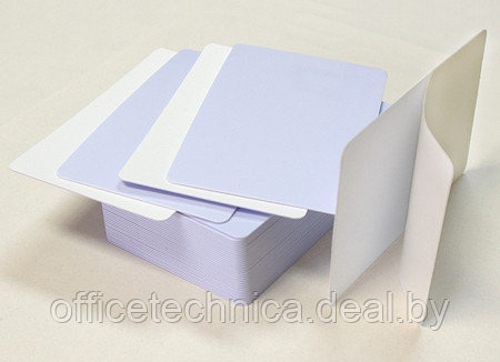 Пластиковые карточки белые самокл. 10262 для проксимити карт, 1уп.(100шт.) - фото 1 - id-p133922737