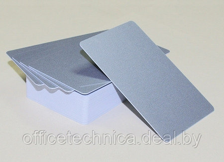 Пластиковые карты серебряные RUSS-S3761 - фото 1 - id-p133922785