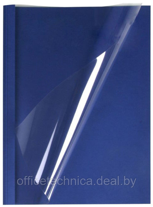 Обложки для термопереплета Opus O.Thermolinen 6mm темно-синие 100 шт. - фото 1 - id-p118548599