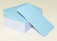 Пластиковые карточки голубые RUSS - 11584, 1 уп.(500шт.)