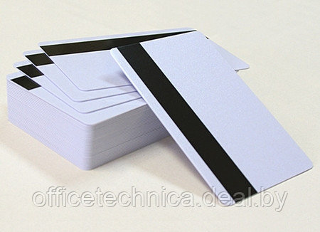 Пластиковые карты "белый металлик" перламутровые HiCo RUSS-S13239 HiCo, 1уп. (500шт.) - фото 1 - id-p133923000
