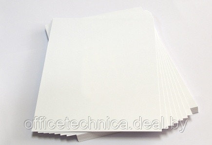 Пластик белый для струйной печати А4 (300мкн), EC W300 A4, 1уп. (25лист). - фото 1 - id-p133922959