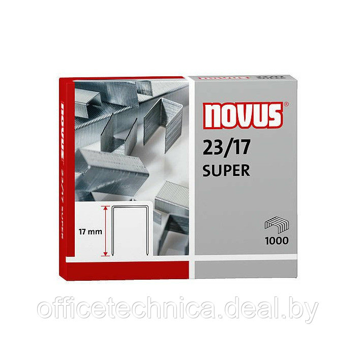 Скобы Novus 23/17 SUPER - фото 1 - id-p118551061