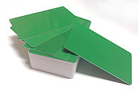 Пластиковые карты зеленые RUSS-11079, 1уп. (500шт.)