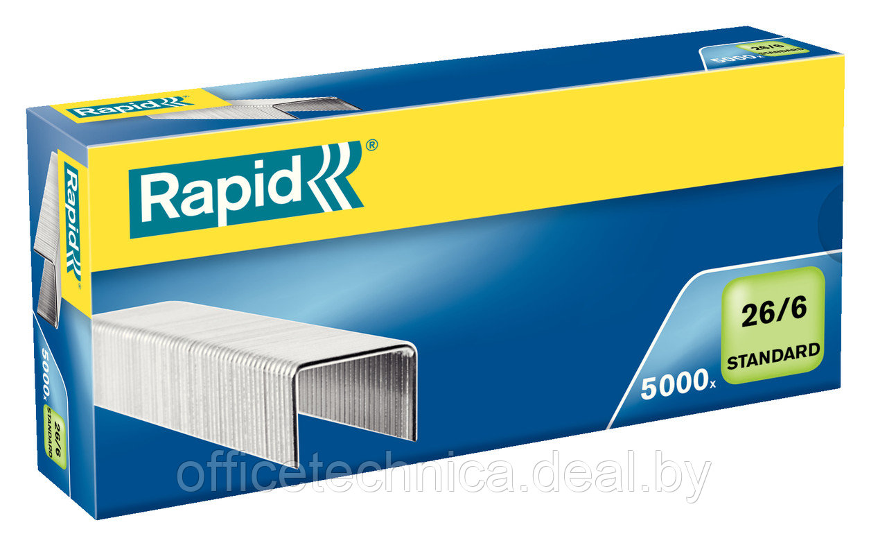 Скобы Rapid 26/6 (5000 шт.) Standard - фото 1 - id-p116825947