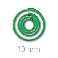 Пластиковые переплётные колечки O.easyRing 10mm зеленые (150 шт.в упаковке) до 50 листов