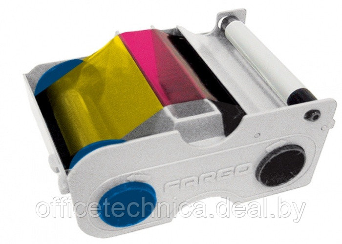 Картридж YMCKO с чистящим роликом на 100 отпечатков для принтера FARGO C50 45450 - фото 1 - id-p133922711