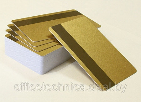 Пластиковые карты золотые RUSS-G3360LO - фото 1 - id-p133923004