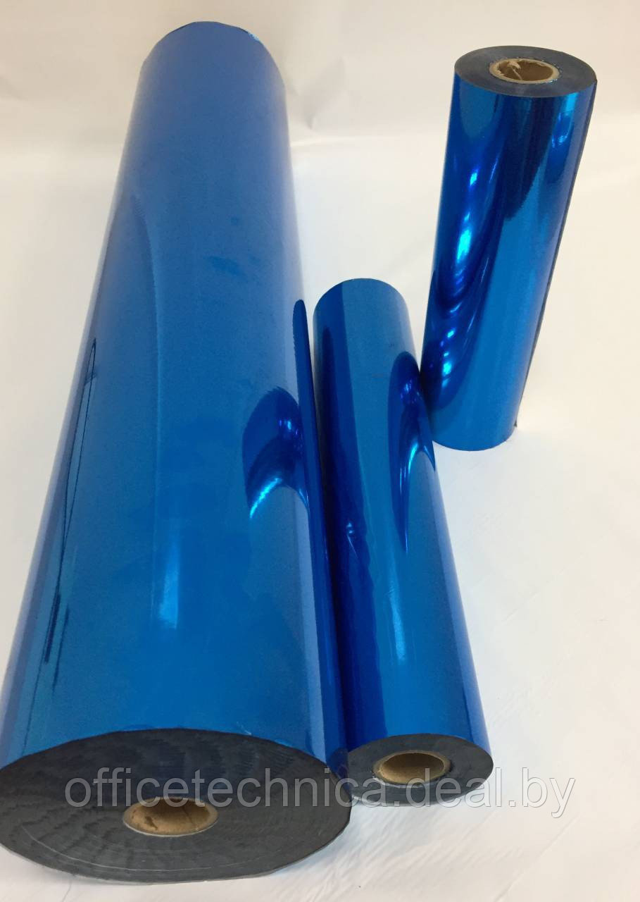 Фольга Голубой металлик для тиснения по полиэтилену и полипропилену № MA40-510 - фото 1 - id-p118550860