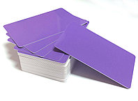 Пластиковые карточки фиолетовые RUSS - 13685, 1уп.(90шт.)