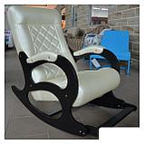 Кресло-качалка Бастион 2 Ромбус с подножкой (bone), фото 3