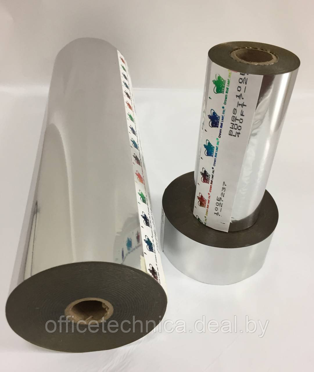 Фольга Серебро глянец для тиснения по полиэтилену и полипропилену № MA40-100 - фото 1 - id-p118551007