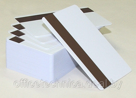 Пластиковые карты белые LoCo RUSS-WА076LO, 1 уп. (500шт.) - фото 1 - id-p133922998