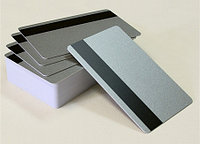 Пластиковые карты серебряные матовые ММ HiCo RUSS-SW3933HIMM, 1уп.(154 шт.)