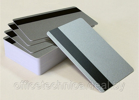 Пластиковые карты серебряные матовые ММ HiCo RUSS-SW3933HIMM, 1уп.(154 шт.) - фото 1 - id-p133923029