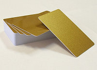 Пластиковые карты золотые RUSS-G3943