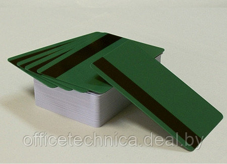 Пластиковые карты темно-зеленые HiCo, тонированные в массе 14567, 1 уп.(500шт.) - фото 1 - id-p133923034